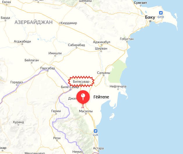 Карта баку азербайджан