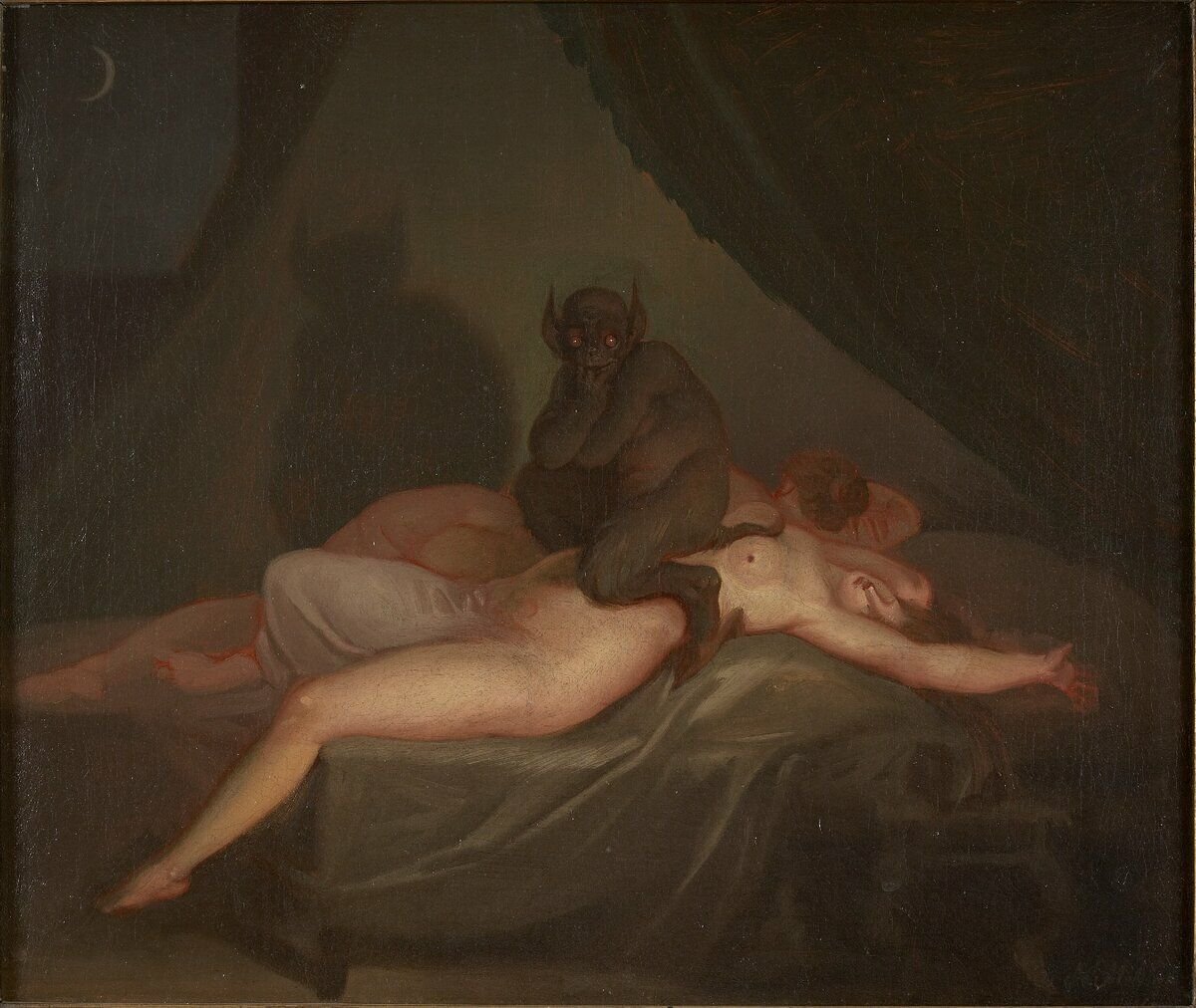 Картина ночной кошмар Генри Фюзели