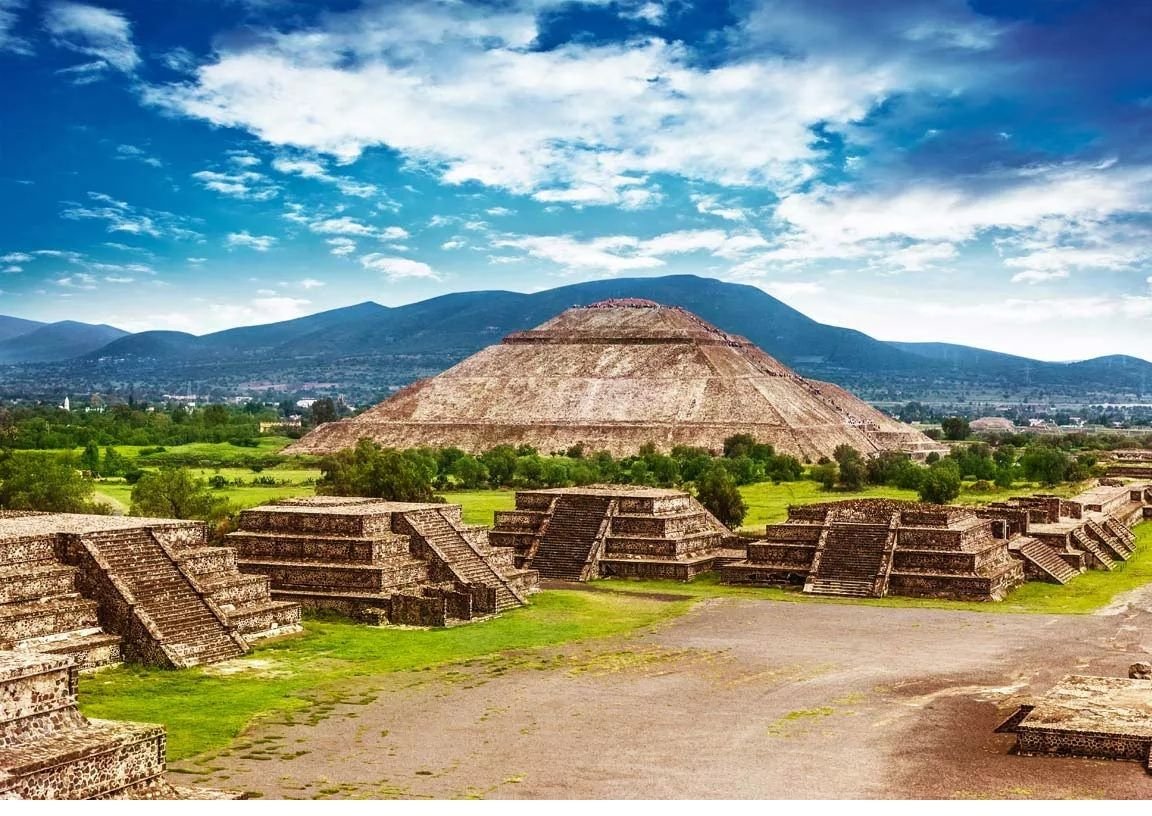 пирамида ацтеков 100 лет назад фото