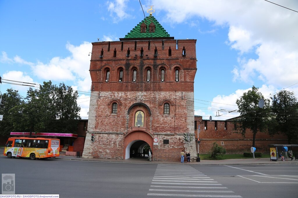 Фото дмитровская башня нижегородского кремля