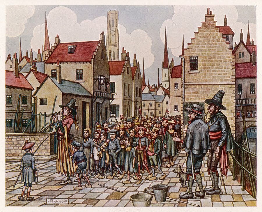 Крысолов корея. Хамельн и Крысолов. Pied Piper of Hamelin. Гаммельнский Крысолов.