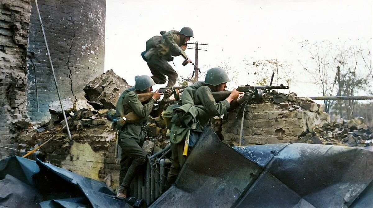 Сталинградская битва фото в цвете