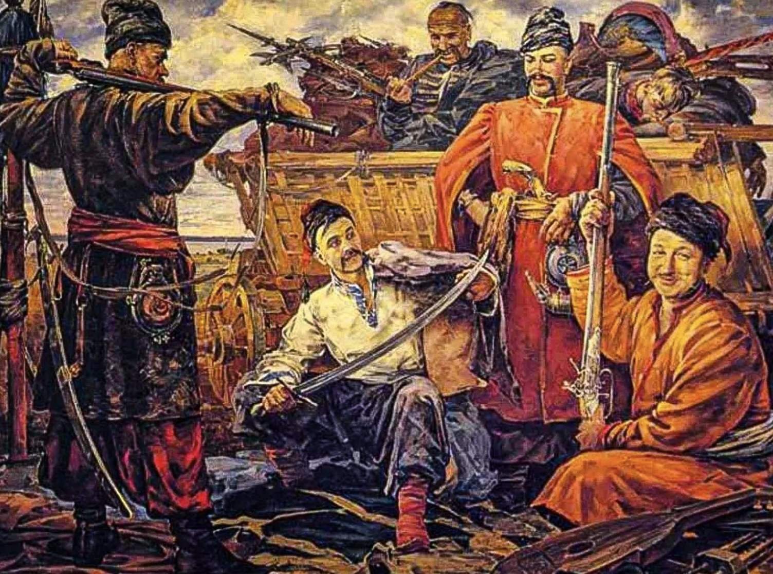 Украинец в 13 веке. Козак Запорожской Сечи картина. Запорожский казак 17 век.