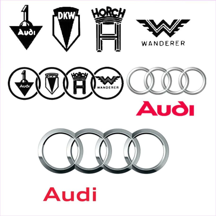 История логотипа audi