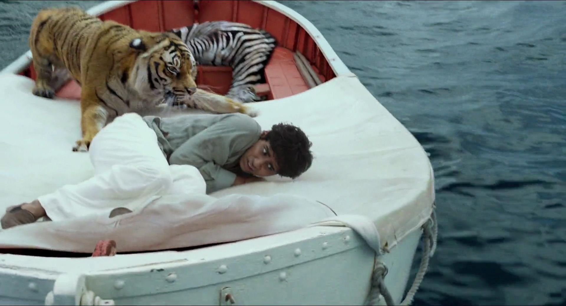 жизнь пи кадры. тигр из жизнь пи. жизнь пи (2012). про тигра в лодке. про тигра в лодке.