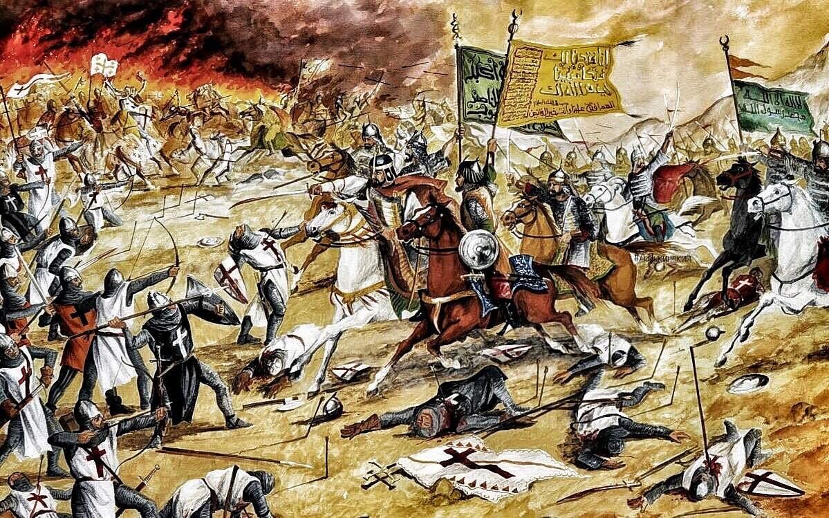 после поражения в битве