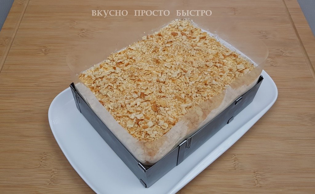 торт Наполеон без выпечки — рецепт ленивого Наполеона на канале Вкусно Просто Быстро
