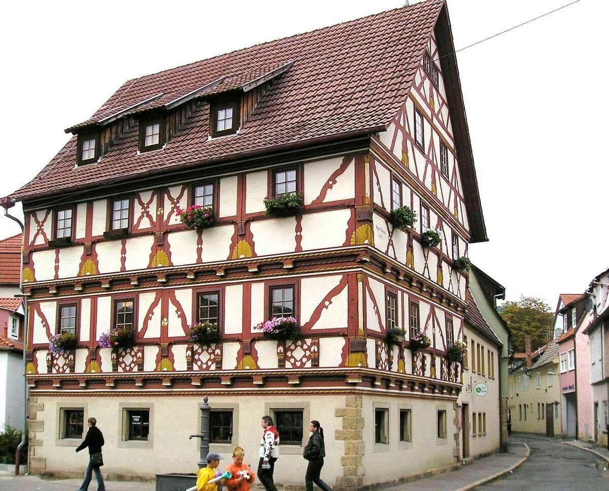 фахверковые дома в германии фото