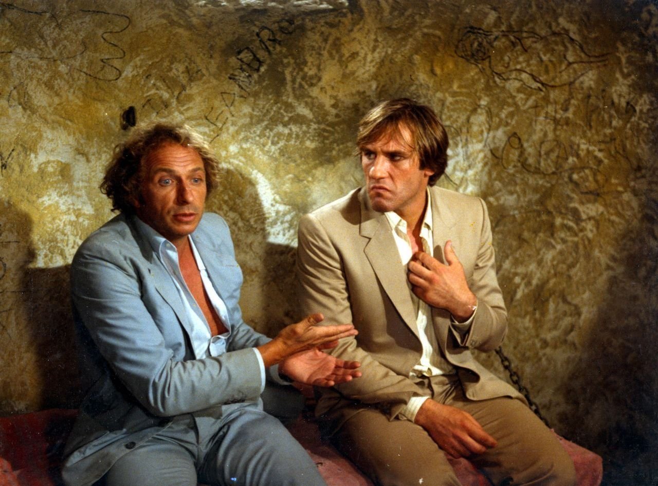 Французские комедии приключение. Пьер Ришар невезучие 1981. Пьер Ришар и Депардье.