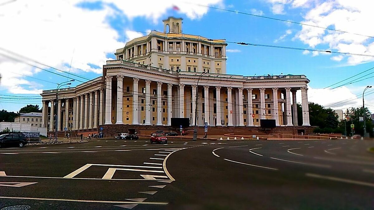 Театр советской армии сверху