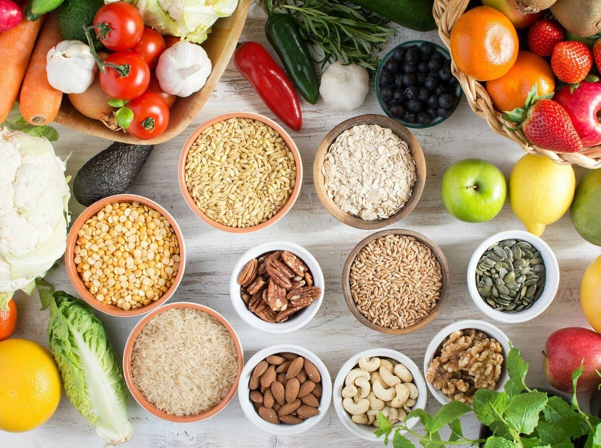 Картинка клетчатка в продуктах