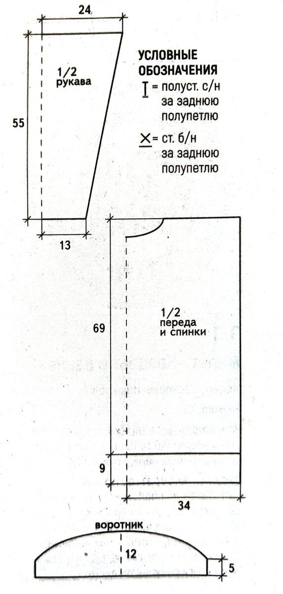 Свитер данилы багрова схема