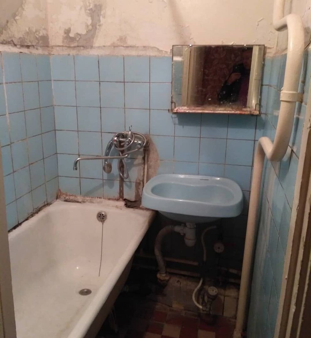 ремонт туалет ванна в хрущевке