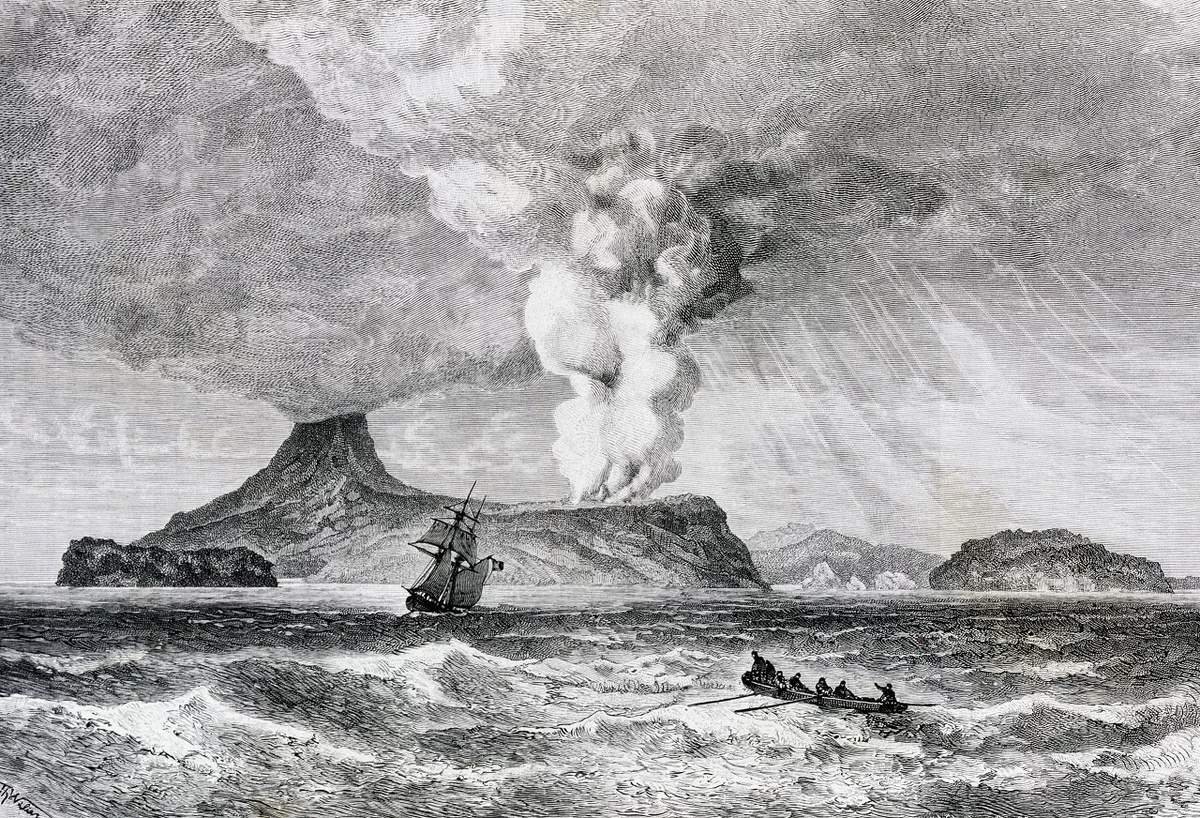 Взрыв вулкана Кракатау 1883
