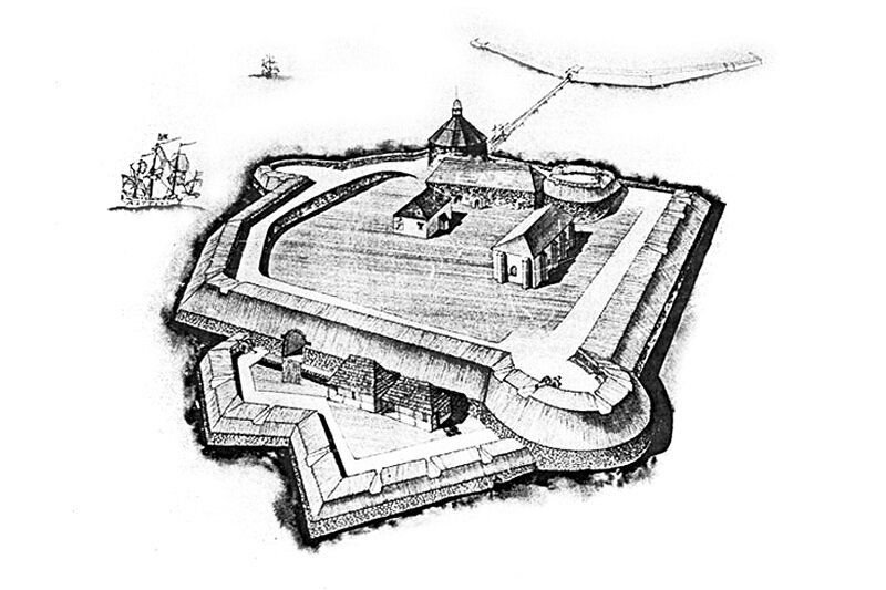 Крепость корела карта