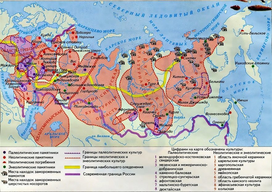 Стоянки первобытных людей на территории нашей страны в период неолита 6 класс проект история