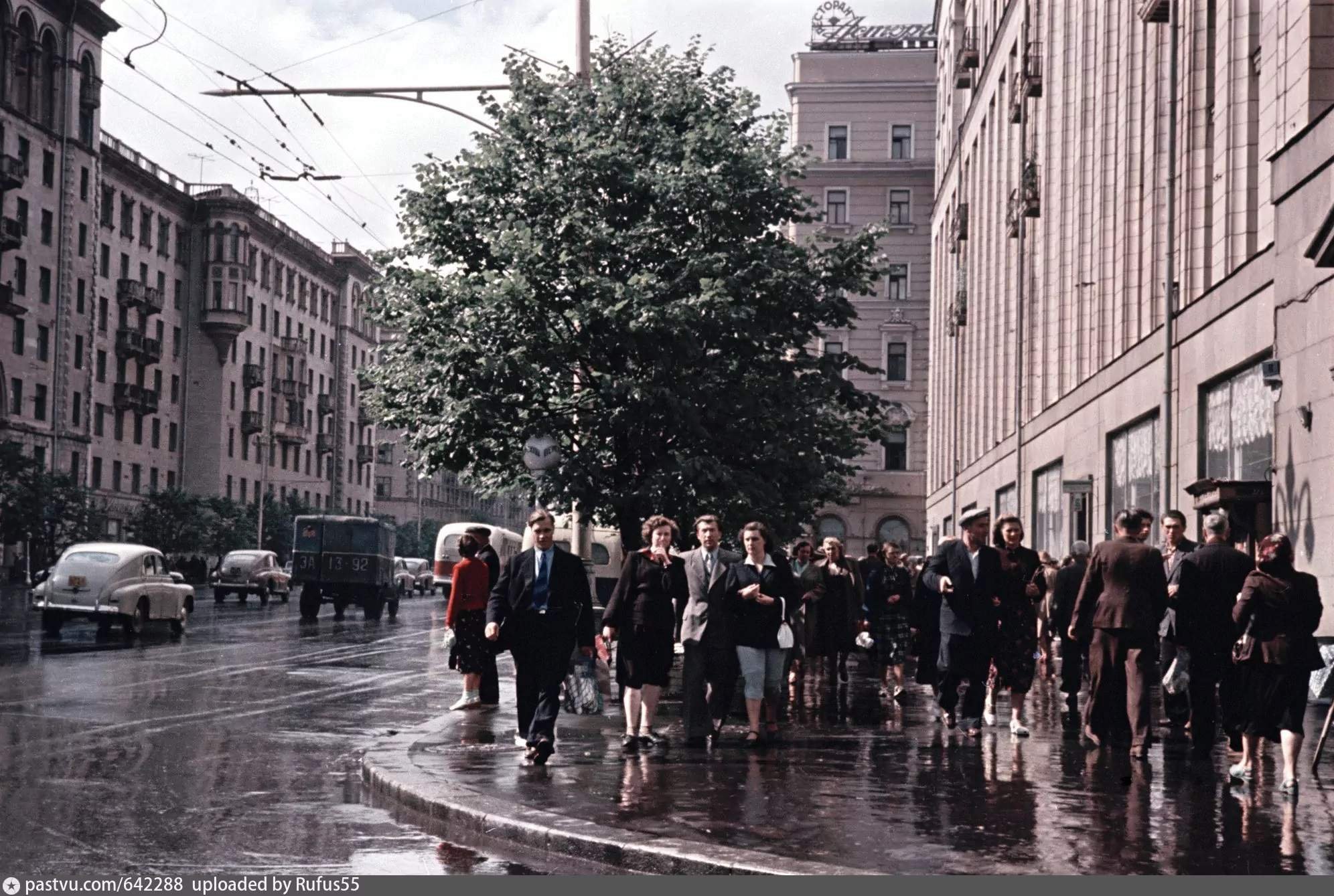 60 е россия. Москва СССР 1950. Москва СССР улица Горького 1950-е. Улица Горького 60-х в Москве. Москва 50-е.