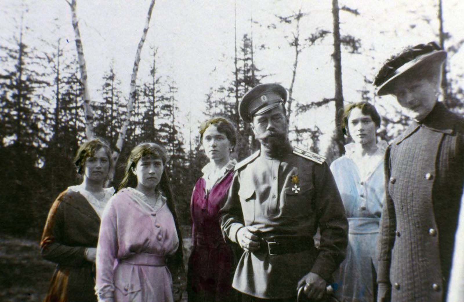 Царская семья Романовых 1916