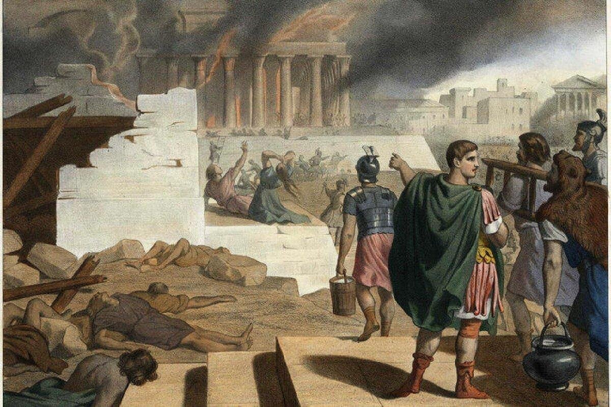 Разрушение и воскрешение империи. Осада иерусалима титом. франческо айец разрушение храма в иерусалиме. разрушение титом храма в иерусалиме.