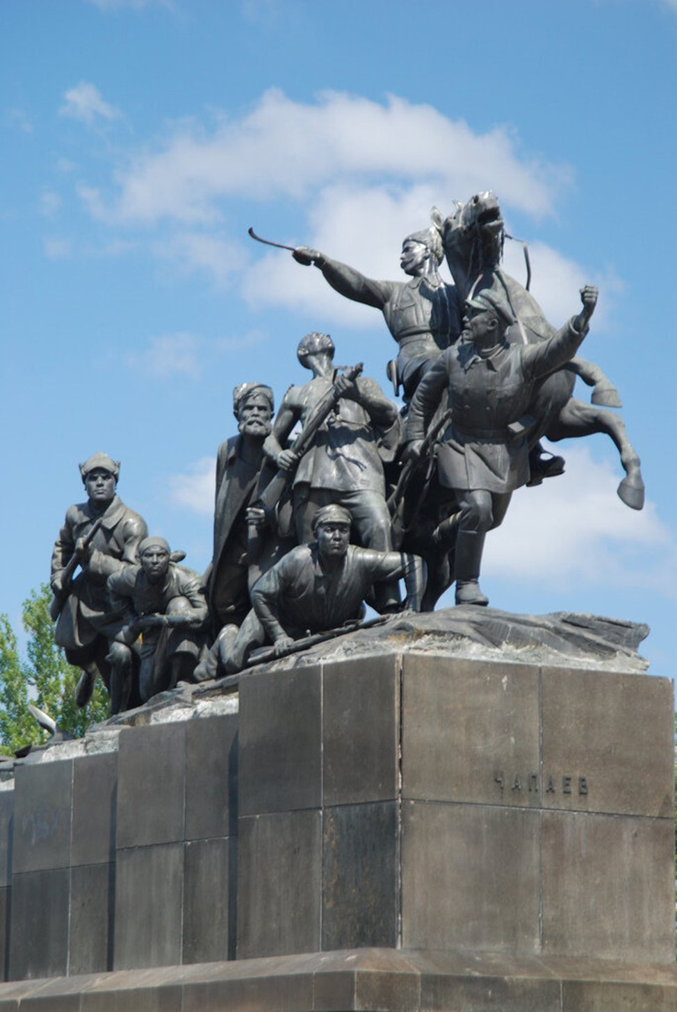 Самарский памятник Чапаеву