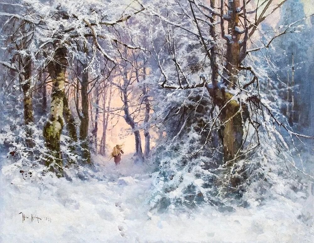 Картины художник ю клевер