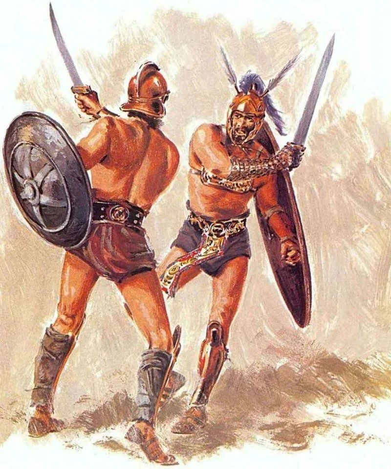 Оружие гладиаторов древнего рима
