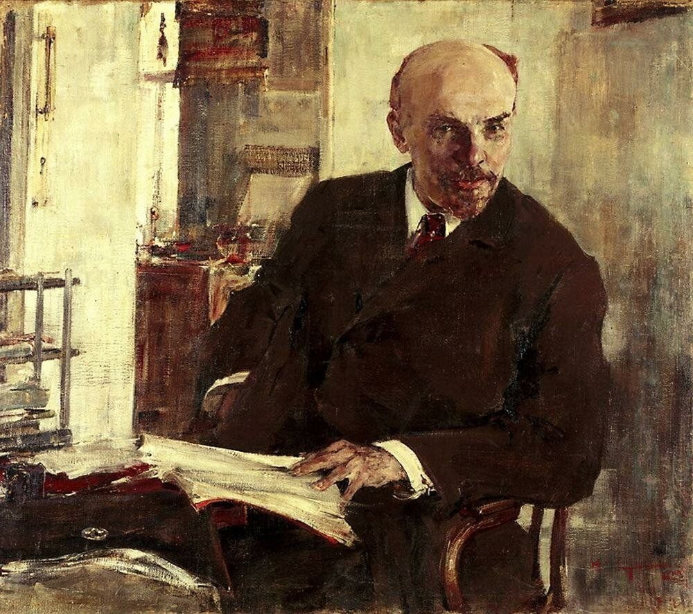 Ленин в университете картина