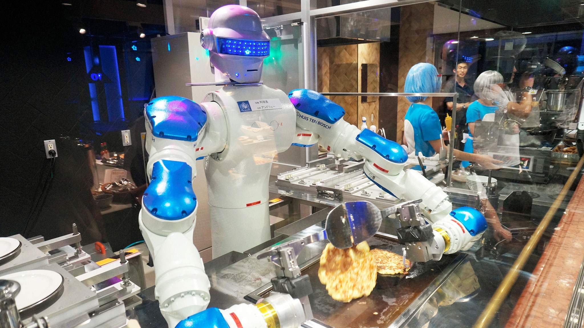 Для сборки робота который готовит блинчики. Двурукий робот-повар Moley. Робот. Кухонный робот. Японский робот повар.