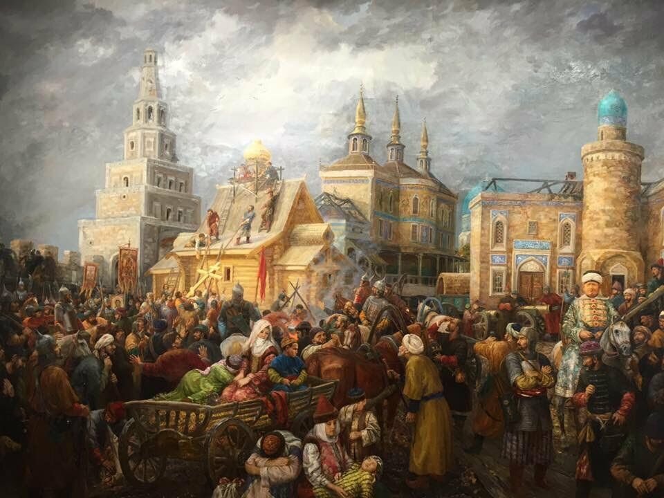 Казанское ханство какая столица. Казан Фиринат Халиков 17 век. Фиринат Халиков картины Казань. Казанское ханство 1552 год. Казанское ханство 1438.