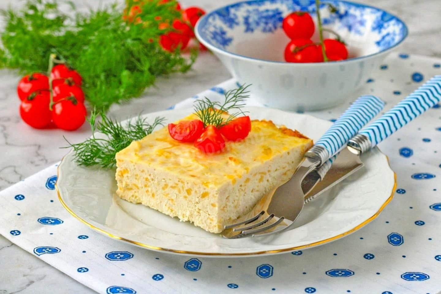 Мясное суфле из индейки