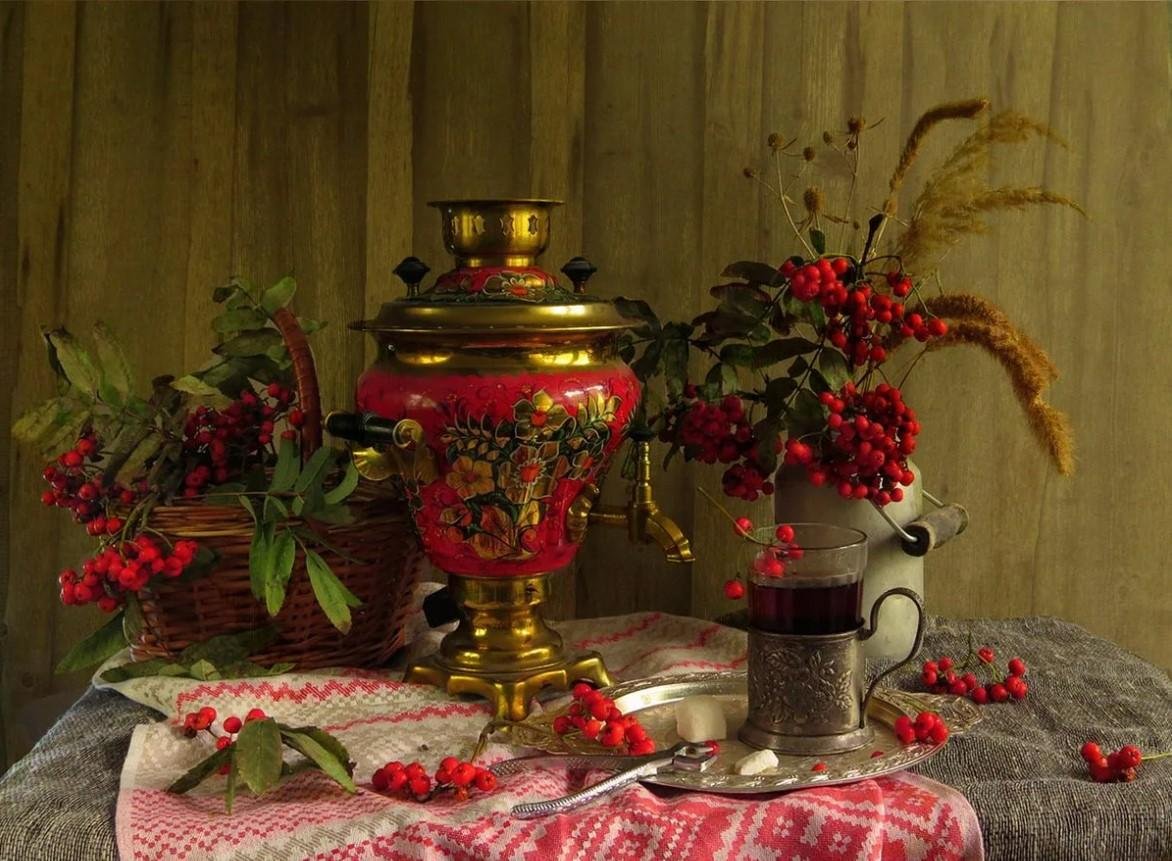 Картинки самовар чай