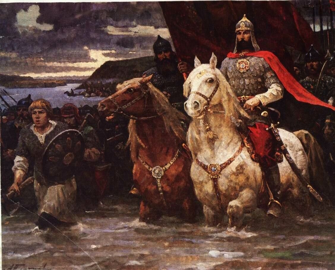 События изображенные на картине произошли в xiii в