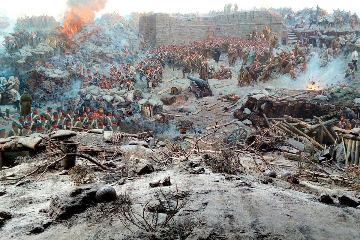 Оборона севастополя 1854-1855. Панорама оборона севастополя. Панорама оборона севастополя 1854-1855. Бомбардировка севастополя 1855. Ф а рубо оборона севастополя.