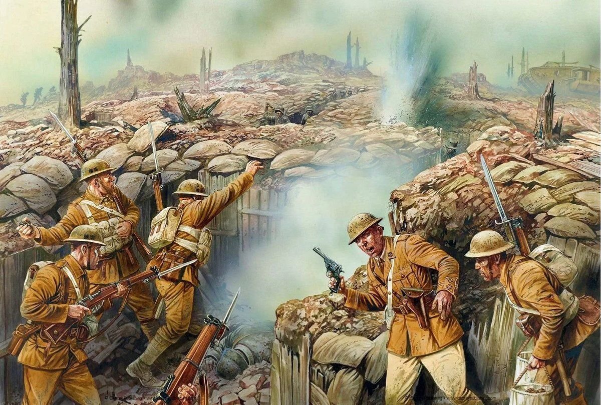 Эпизоды первой мировой войны. Битва на Сомме.
