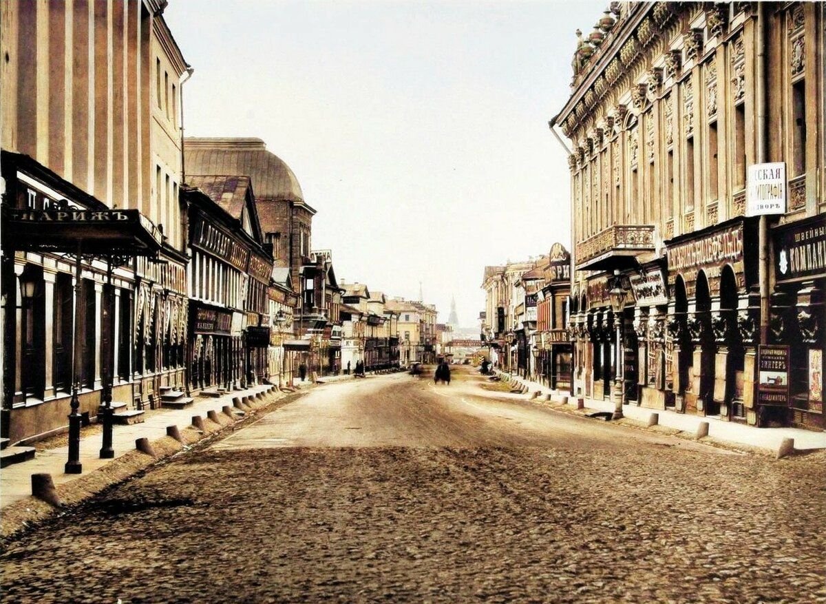 Тверская улица 1900 год