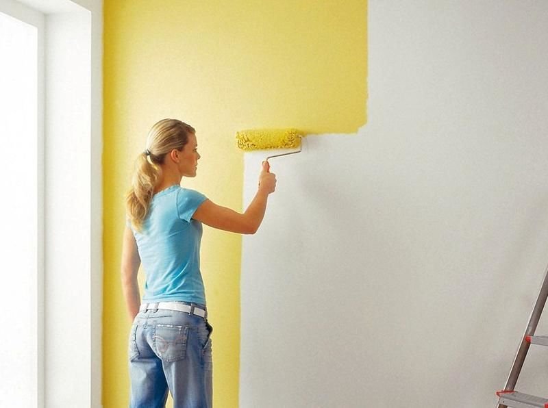Что красить сначала потолок или стены