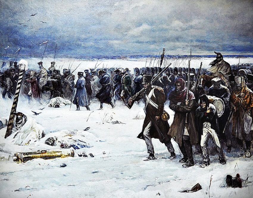 Картина французы под москвой 1812