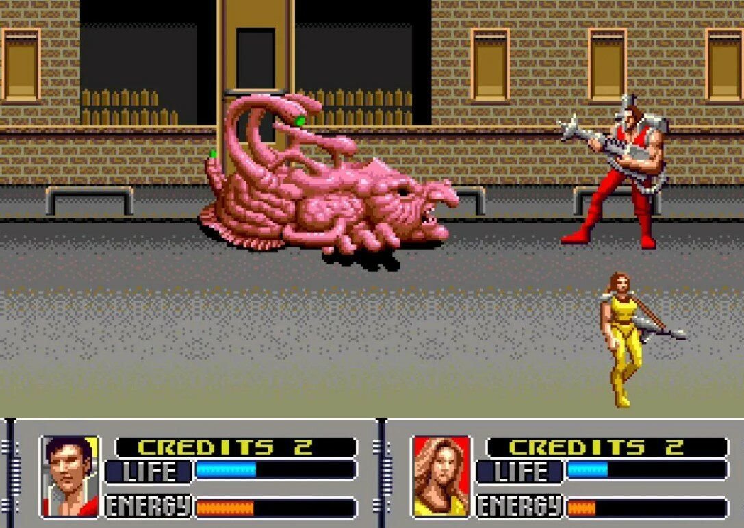 Игры 16. Sega Mega Drive Alien Storm. Alien Storm Sega игра. Alien Storm 2. Alien Storm Sega Genesis.