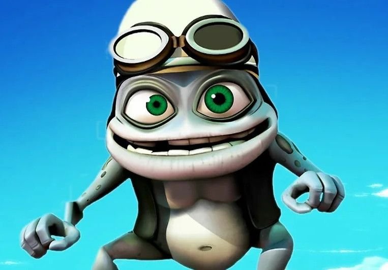 Покажи crazy. Сумасшедшая лягушка. Очки Crazy Frog. Лягушонок гонщик. Лягушка Crazy Frog.