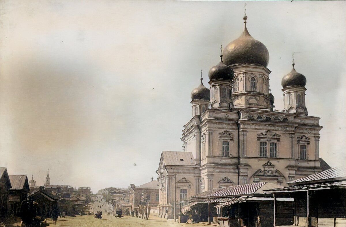 Старый собор 19 век Саратов