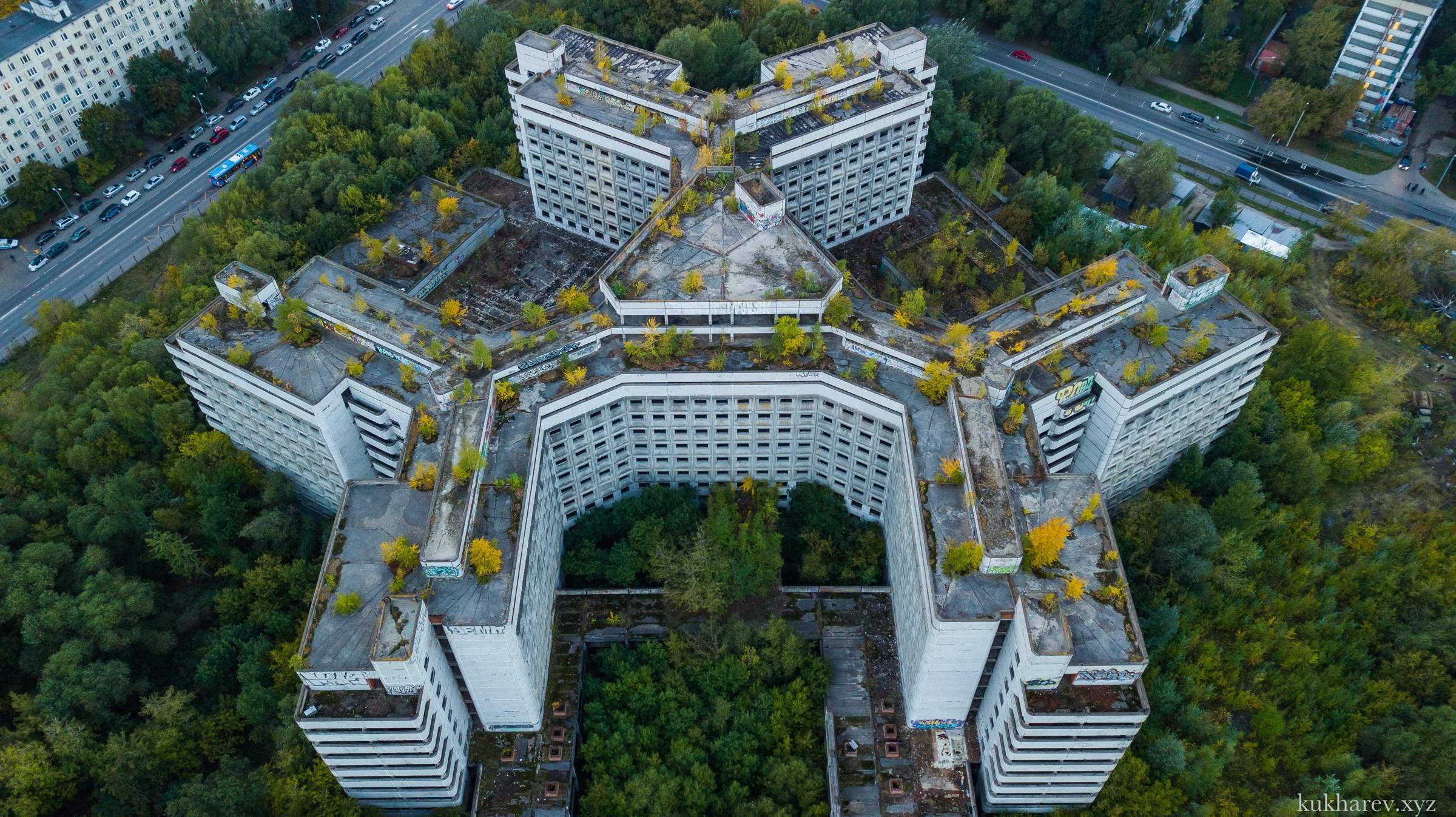 заброшенная больница в москве