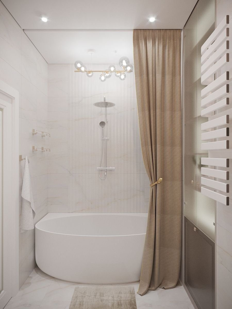 Как сделать штору для ванной комнаты, которая будет выглядеть круче ...