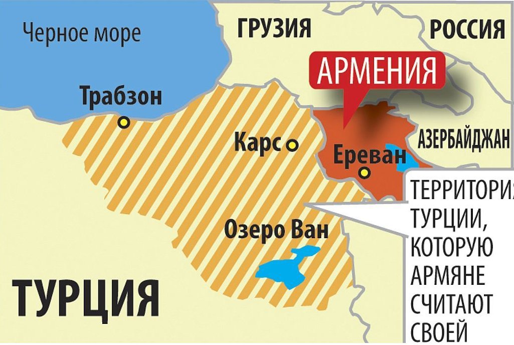 Карта армении границы армении