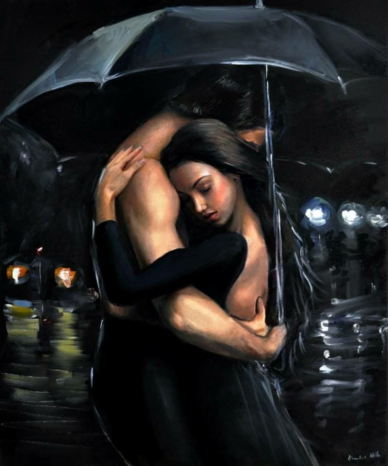 Рисунок двое страсть