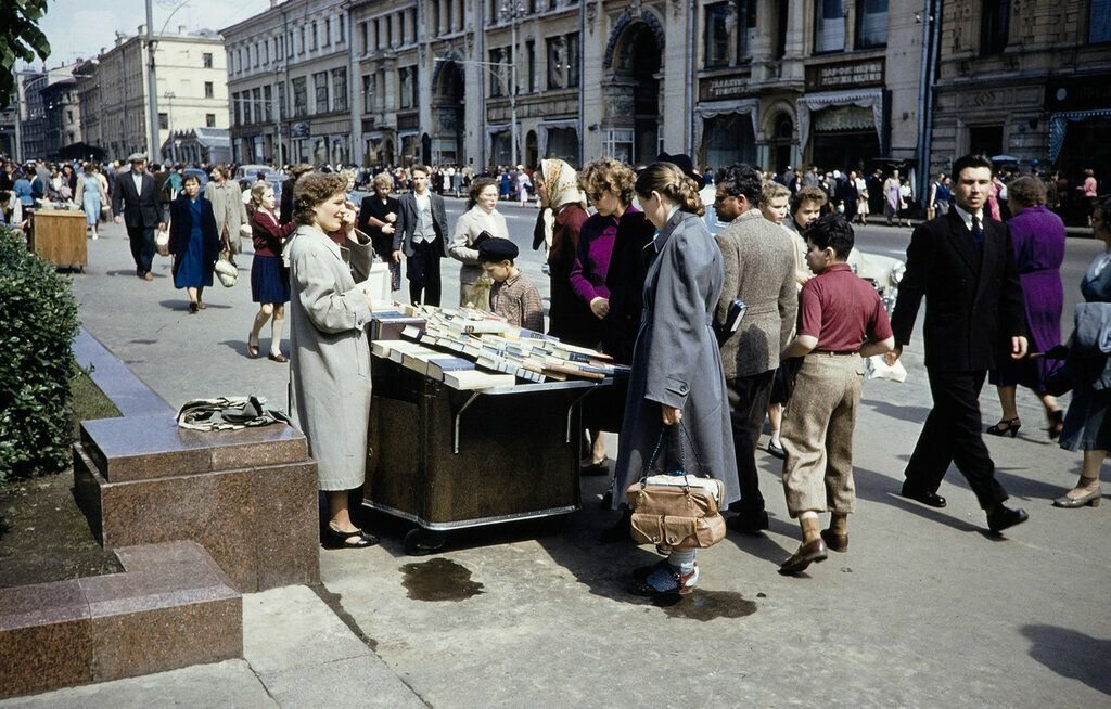 Москва 50 х годов фото в цвете