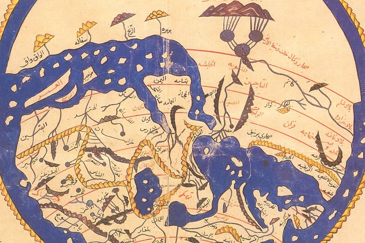 Карта 1154 года