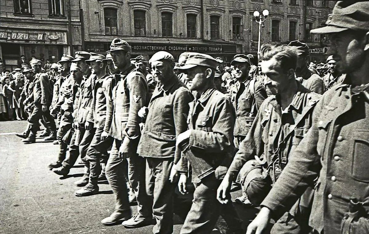 Фото пленных немцев в москве 1944 парад