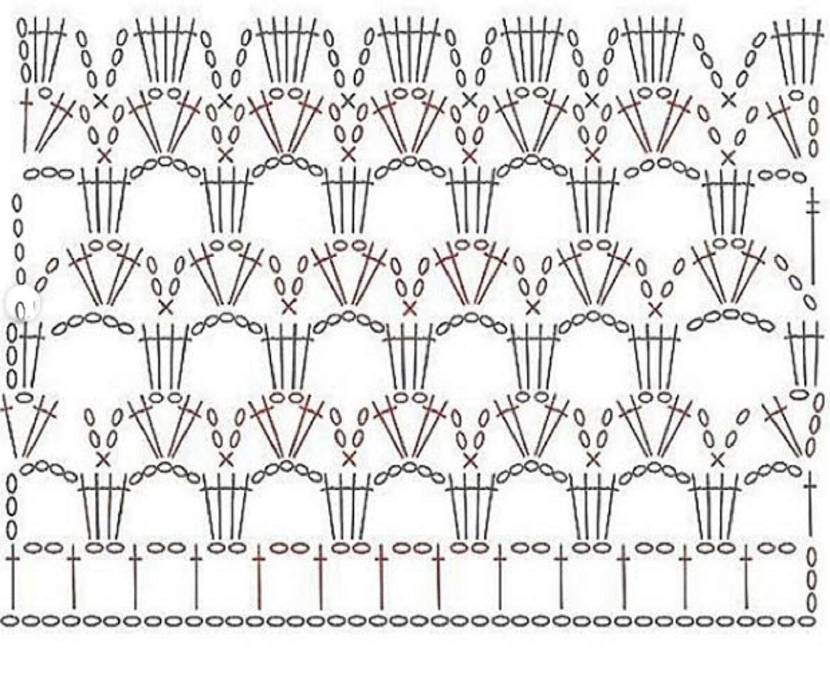 Схемы крючком с фото