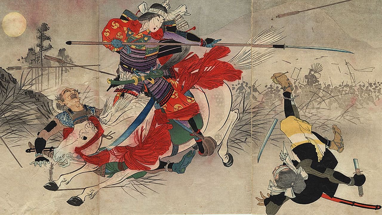 Японский картина самурай