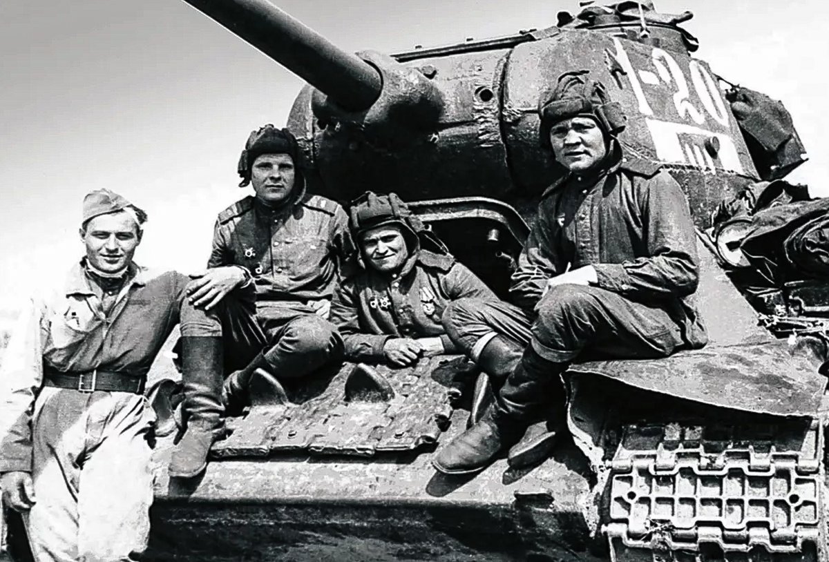 Экипаж танка т-34